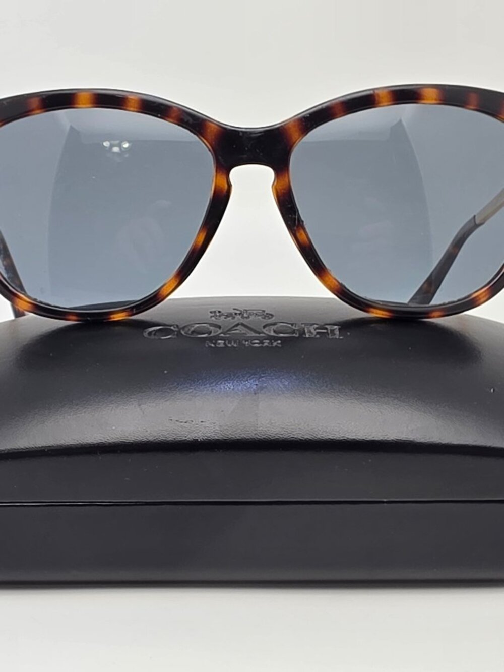 Coach HC8084 L072 Celia Tortoise Gold Cat Eye Sunglasses FRAME ONLY w Case 57mm